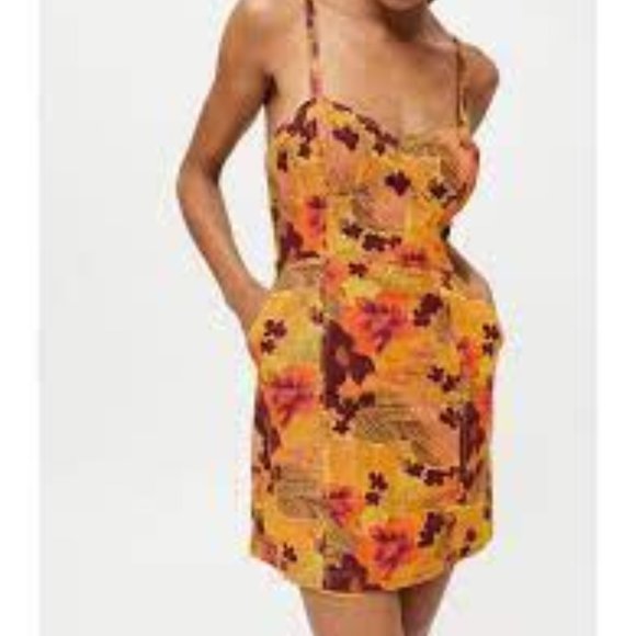Urban Outfitters Dresses & Skirts - Urban Outfitters Linen Sweet on You Floral Mini Dress